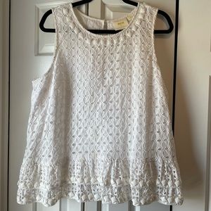 Maeve Anthropologie Monika Beaded Blouse - Size L